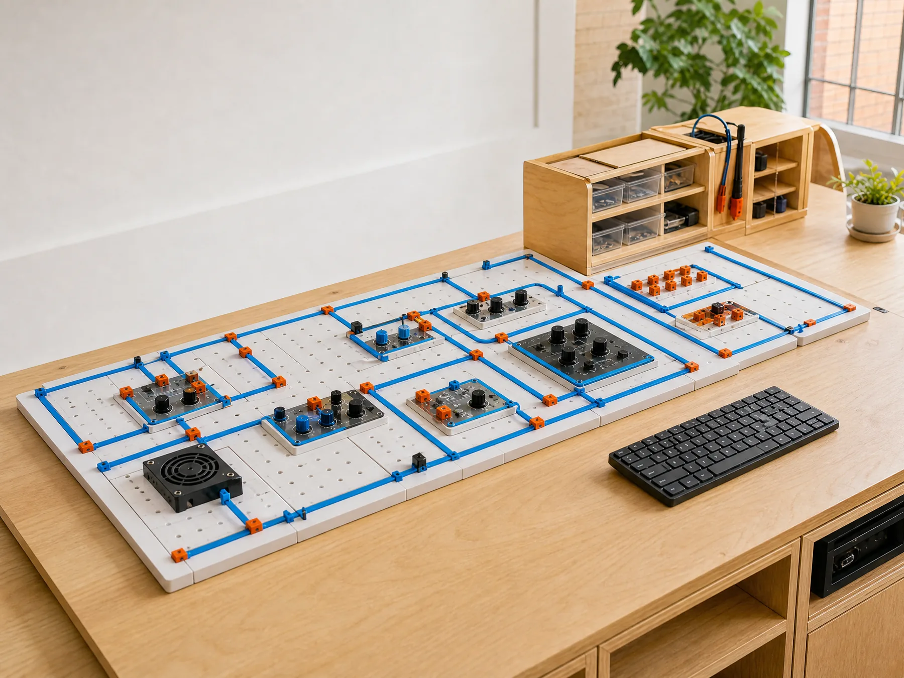 Physical interface learning module